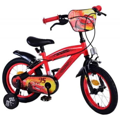 Bicicleta copii 3-5 ani, 14 inch, Cars, EandL CYCLES 21498SAFW - imagine 11